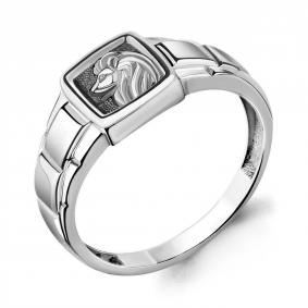 Серебряное кольцо знак зодиака Лев AQUAMARINE А54693 А54693 фото