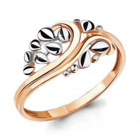 Кольцо из золочёного серебра AQUAMARINE А54711-пк А54711-пк фото