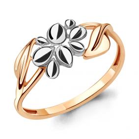 Кольцо из золочёного серебра AQUAMARINE А54713-пк А54713-пк фото