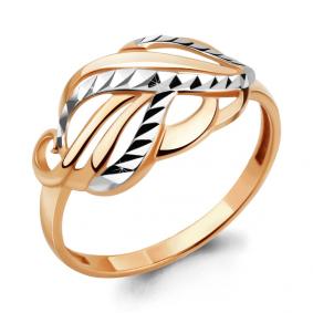 Кольцо из золочёного серебра AQUAMARINE А54742-пк А54742-пк фото