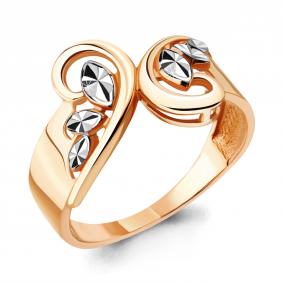 Кольцо из золочёного серебра AQUAMARINE А54752-пк А54752-пк фото