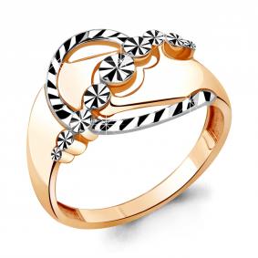 Кольцо из золочёного серебра AQUAMARINE А54760-пк А54760-пк фото