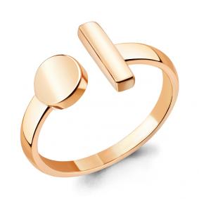 Кольцо из золочёного серебра AQUAMARINE А54768-п А54768-п фото