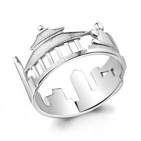 Серебряное кольцо AQUAMARINE А54793 А54793 фото
