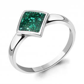 Серебряное кольцо AQUAMARINE А54965 с эмалью А54965 фото