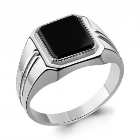 Серебряное кольцо AQUAMARINE А600335Ч с фианитом А600335Ч фото