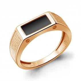 Кольцо из золочёного серебра AQUAMARINE А600489Ч-п с фианитом А600489Ч-п фото