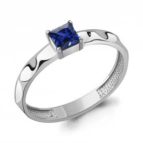 Серебряное кольцо AQUAMARINE А600623Н с гидротермальным сапфиром А600623Н фото