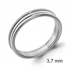 Серебряное кольцо AQUAMARINE А62270 с фианитом А62270 фото