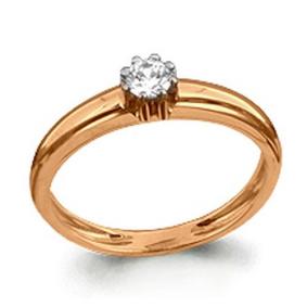 Кольцо из золочёного серебра AQUAMARINE А63260-п с Swarovski А63260-п фото