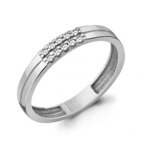 Серебряное кольцо AQUAMARINE А63501А с фианитом А63501А фото