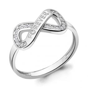 Серебряное кольцо AQUAMARINE А63694А с фианитом А63694А фото