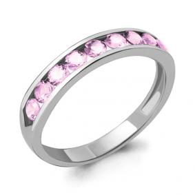 Серебряное кольцо AQUAMARINE А63897В с фианитом А63897В фото