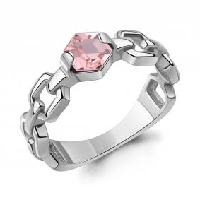 Серебряное кольцо AQUAMARINE А65015290 с морганитом А65015290 фото