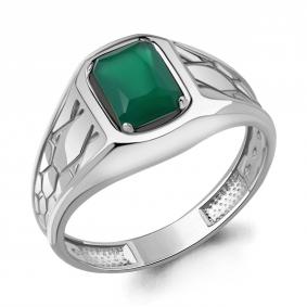 Серебряное кольцо AQUAMARINE А65031809 с агатом А65031809 фото