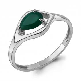 Серебряное кольцо AQUAMARINE А65032509 с агатом А65032509 фото