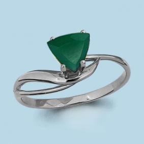 Серебряное кольцо AQUAMARINE А6532809 с агатом А6532809 фото