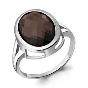 Серебряное кольцо AQUAMARINE А6547001 с кварцем А6547001 фото