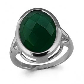 Серебряное кольцо AQUAMARINE А6547009 с агатом А6547009 фото