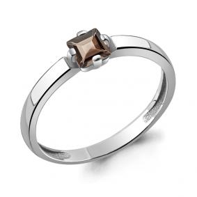 Серебряное кольцо AQUAMARINE А6569401 с кварцем А6569401 фото