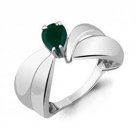 Серебряное кольцо AQUAMARINE А6590109 с агатом А6590109 фото