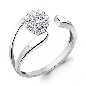 Серебряное кольцо AQUAMARINE А66660 с ювелирным кристаллом А66660 фото