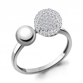 Серебряное кольцо AQUAMARINE А66662 с ювелирным кристаллом А66662 фото