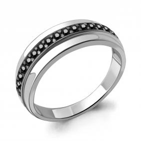 Серебряное кольцо AQUAMARINE А67212Ч с ювелирным кристаллом А67212Ч фото