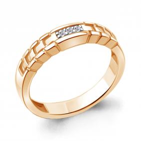 Кольцо из золочёного серебра AQUAMARINE А67275А-п с фианитом А67275А-п фото