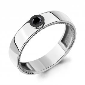 Серебряное кольцо AQUAMARINE А67443Ч с ювелирным кристаллом А67443Ч фото