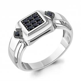 Серебряное кольцо AQUAMARINE А67726Ч с ювелирным кристаллом А67726Ч фото