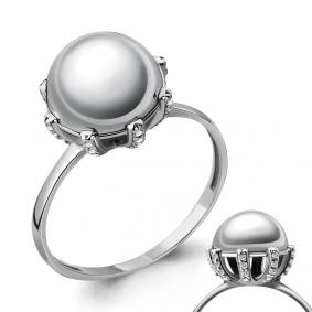 Серебряное кольцо AQUAMARINE А68223А с фианитом А68223А фото