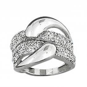 Серебряное кольцо AQUAMARINE А68248 с ювелирным кристаллом А68248 фото