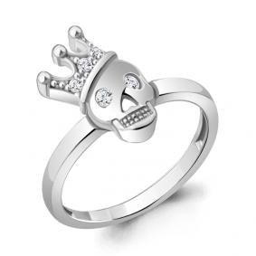 Серебряное кольцо AQUAMARINE А68899А с фианитом А68899А фото