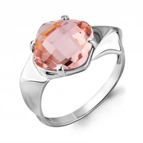 Серебряное кольцо AQUAMARINE А6906090 с морганитом А6906090 фото