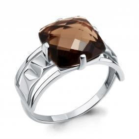 Серебряное кольцо AQUAMARINE А6906201 с кварцем А6906201 фото