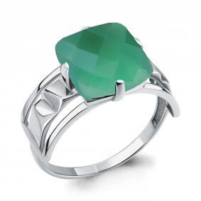 Серебряное кольцо AQUAMARINE А6906209 с агатом А6906209 фото