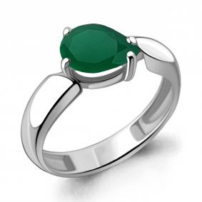 Серебряное кольцо AQUAMARINE А6935809 с агатом А6935809 фото