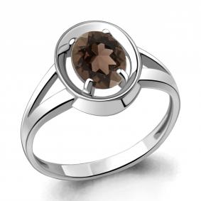 Серебряное кольцо AQUAMARINE А6941901 с кварцем А6941901 фото