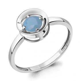 Серебряное кольцо AQUAMARINE А69420605 с халцедоном А69420605 фото