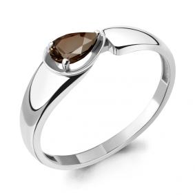 Серебряное кольцо AQUAMARINE А6945101 с кварцем А6945101 фото