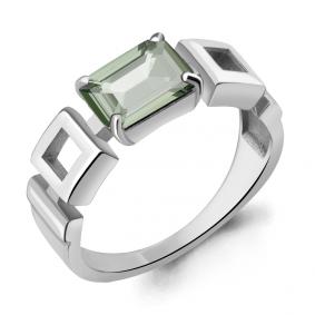 Серебряное кольцо AQUAMARINE А6951615 с празиолитом А6951615 фото