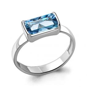 Серебряное кольцо AQUAMARINE А6954688 с турмалином А6954688 фото