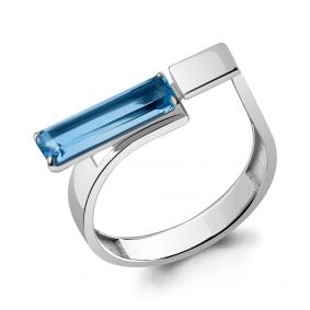 Серебряное кольцо AQUAMARINE А6964693 с Лондон топазом А6964693 фото