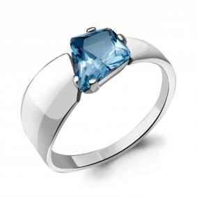 Серебряное кольцо AQUAMARINE А6965588 с турмалином А6965588 фото