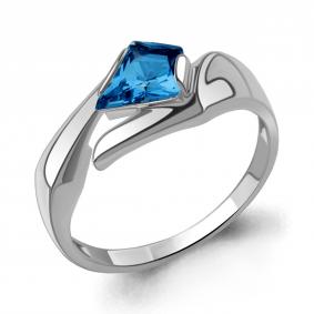 Серебряное кольцо AQUAMARINE А6976693 с Лондон топазом А6976693 фото