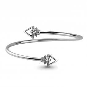 Серебряный браслет AQUAMARINE А74161А с фианитом А74161А фото