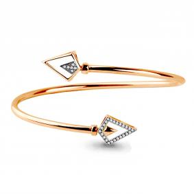 Браслет из золочёного серебра AQUAMARINE А74162А-п с фианитом А74162А-п фото