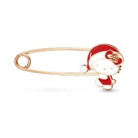 Булавка из золочёного серебра AQUAMARINE А74431-п с эмалью А74431-п фото