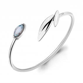 Серебряный браслет AQUAMARINE А7450302 с топазом А7450302 фото